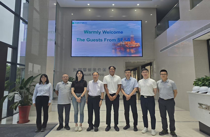 Representatives from SAMSUNG E&A Visit SANTACC to 